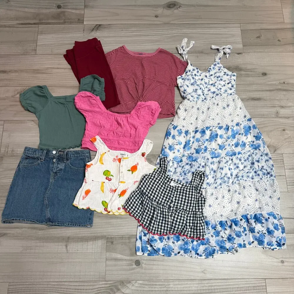 Girls Old Navy Bundle Lot Large 10-12 Back to School Outfits